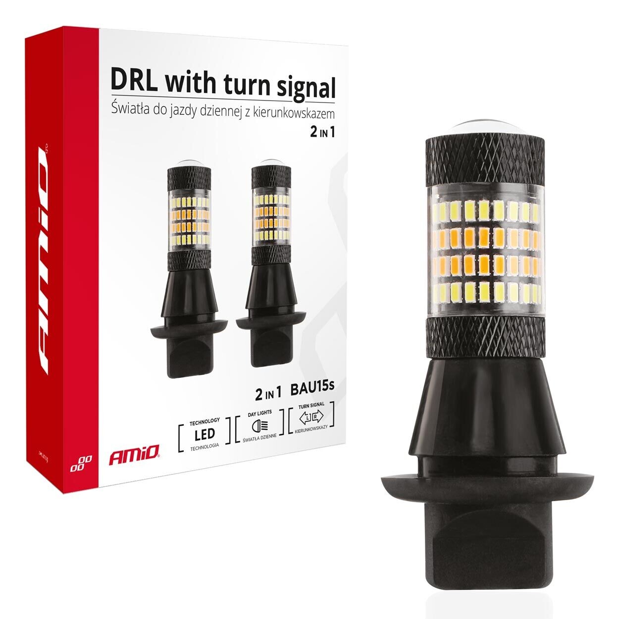 DRL with turn signal 2in1