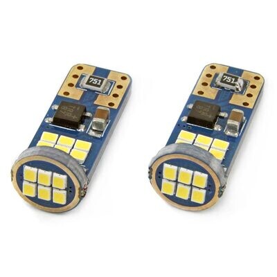 LED CANBUS 18SMD UltraBright 2016 T10e (W5W) White 12V/24V