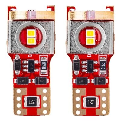 LED bulbs CANBUS 2016 6SMD T10 W5W W10W White White 12V/24V