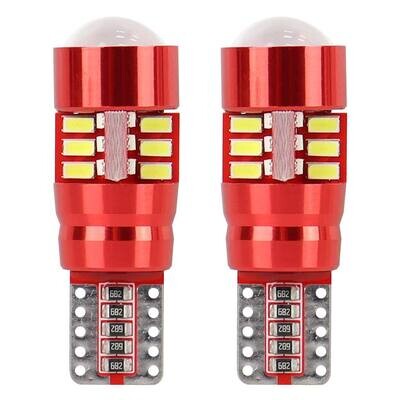 LED CANBUS 27SMD 3014 T10e (W5W) White 12V/24V