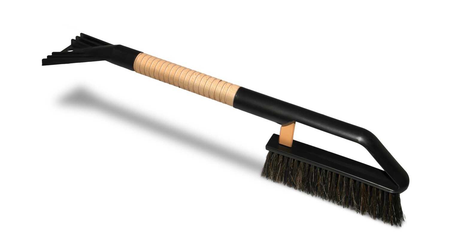 Brush-scraper FUTURA BEECH 55 cm (50% bristles pvc, 50% natural bristles)