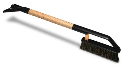 Brush-scraper FUTURA BEECH 70 cm (50% bristles pvc, 50% natural bristles)