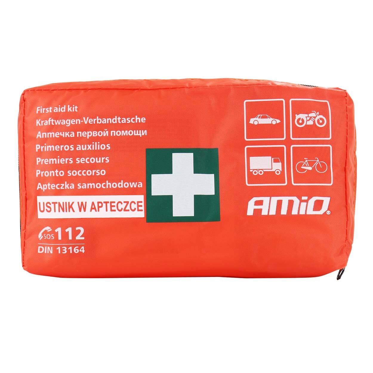 DIN 13164 first aid kit with mouthpiece