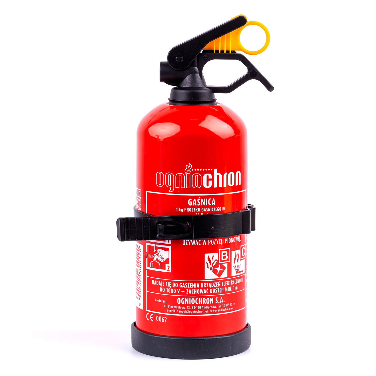 Powder fire extinguishers GP-1 BC and wall fixer