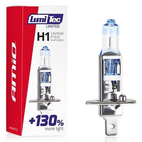 Halogen bulb H1 12V 55W LumiTec LIMITED +130%