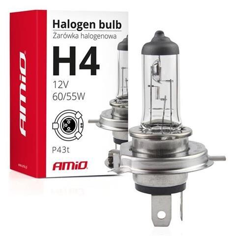 Halogen bulb H4 12V 60/55W UV filter (E4)