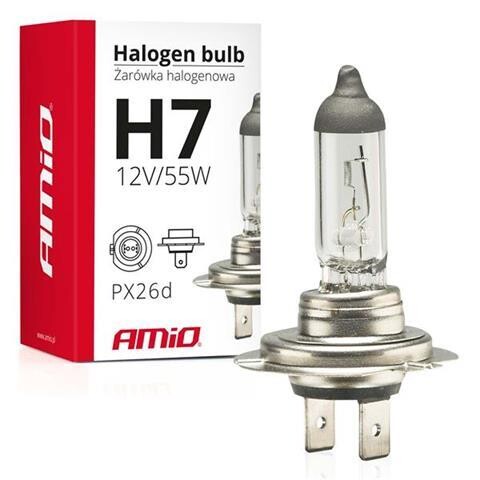 Halogen bulb H7 12V 55W UV filter (E4)