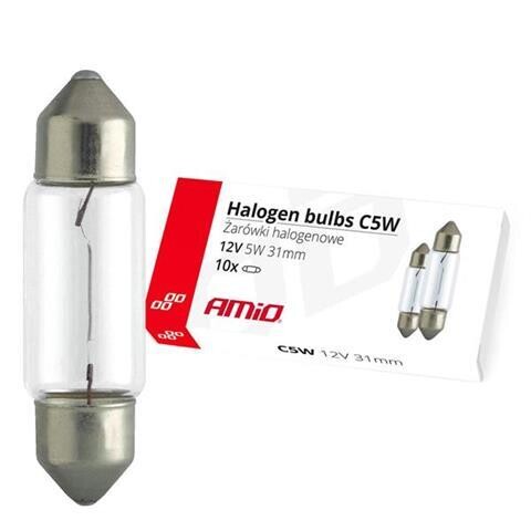 Halogen bulbs C5W Festoon 31mm 12V 10pcs