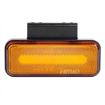 Marker outline LED light AMiO OM-02-O rectangular, orange