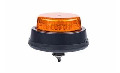 Warning beacon HOR 110B, with threaded tube, LED 12/24 V (rotation and flash mode, cable 3x 0.5mm2, length 1.5m)