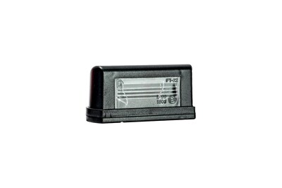 Licence plate lamp white