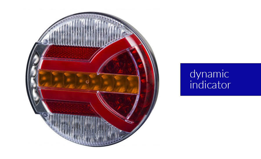 Multifunction rear light (4 functional, with dynamic turn signal light) HOR 94, NAVIA