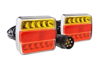 Magnetic trailer lamp set