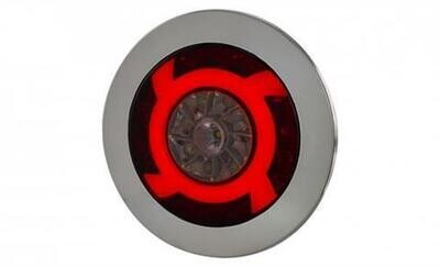Multifunction rear light HOR 75 - LUCY, LED 12 / 24V (with ring, reversing light, fog light, position light, cable 4x0.5 mm2, length 1.5 m)