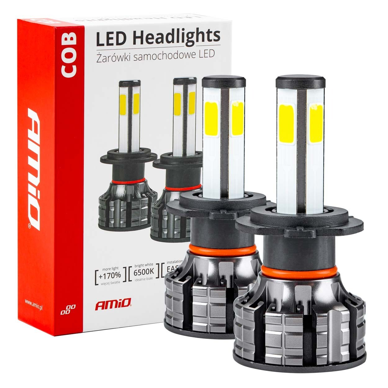 LED Headlight H7 COB 4Side Series AMiO