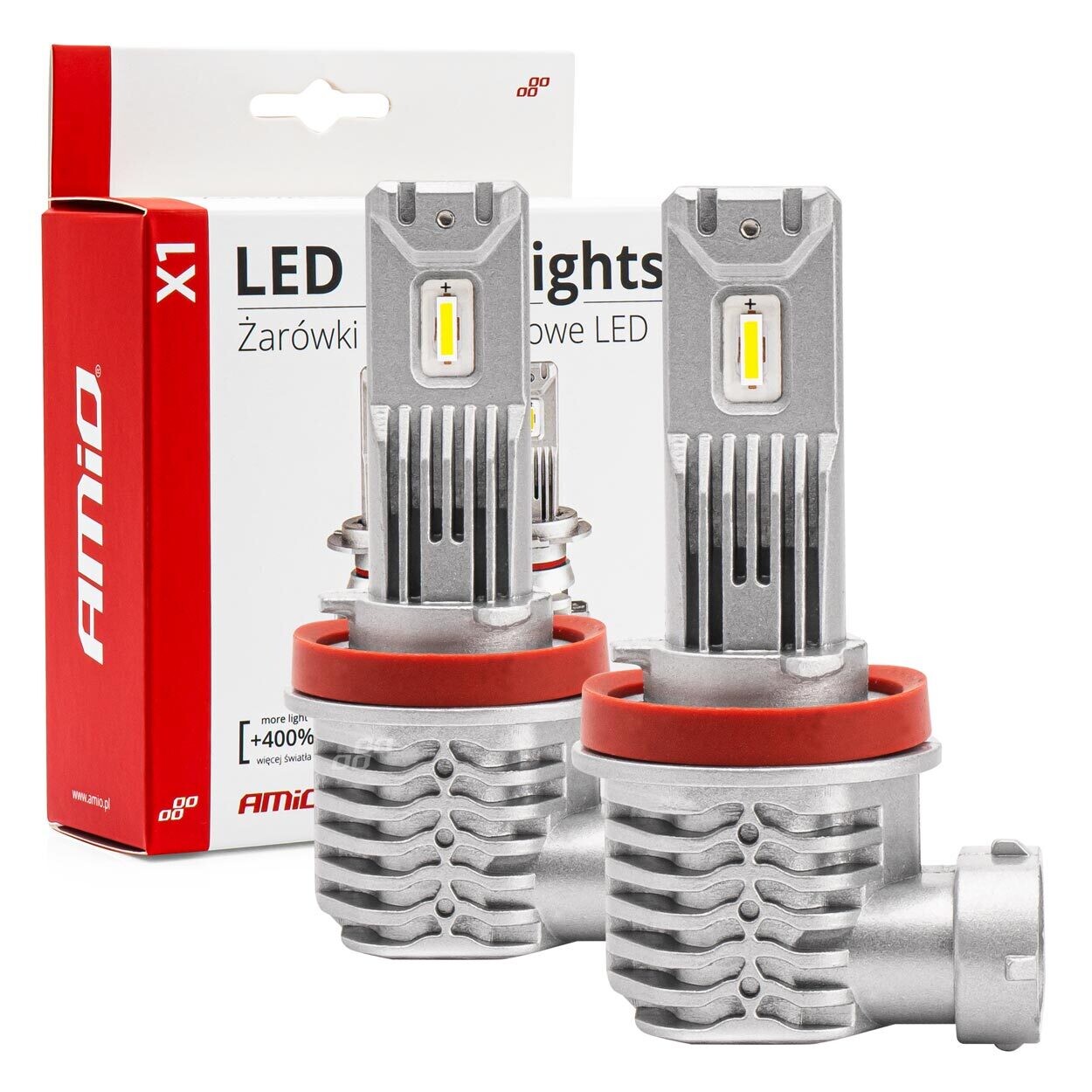 LED Headlight H8/H9/H11 X1 Series AMiO