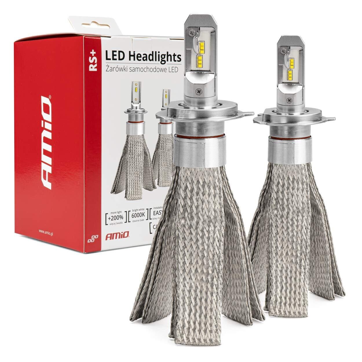 LED Headlight LED H4 50W RS+ Slim Series