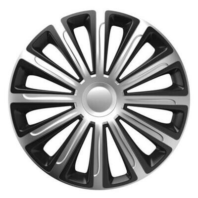 Hubcap Trend silver&amp;black 15&quot;