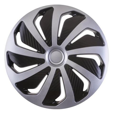 Hubcap Wind 14" silver&black