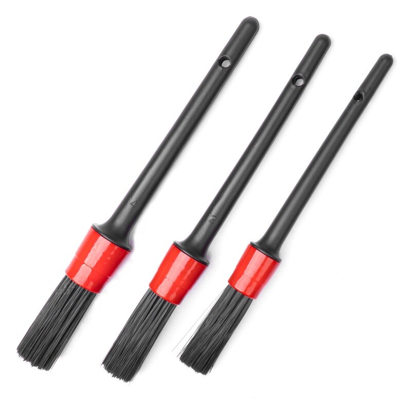 Car detailing brush set 3pcs