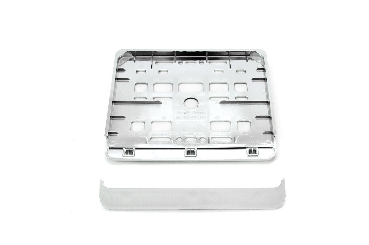 Licence plate frame- motocycle, metalic