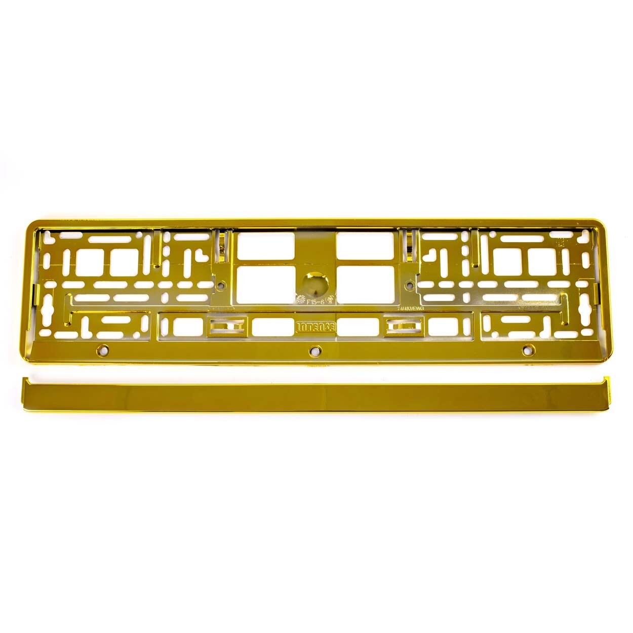 License Plate Frame - GOLD metalic
