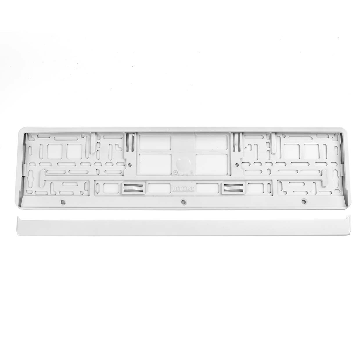 License Plate Frame - White