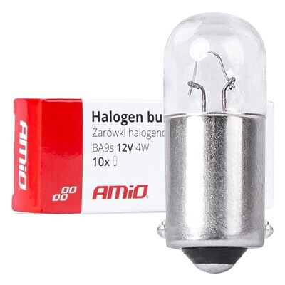 Halogen bulbs T4W 12V 4W BA9S 10pcs