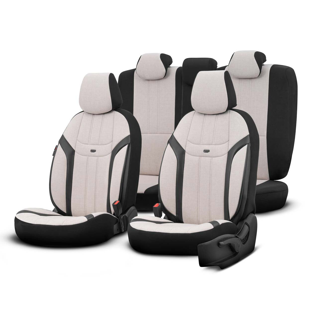 Car seat covers set OTOM SWAN 503 BEIGE 3-ZIP