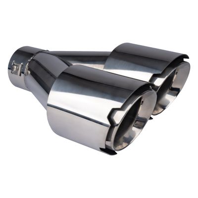 Exhaust silencer tip stainless steel chrome AMIO-04068