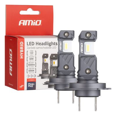 LED Headlights HYBRID series Plug andPlay CanBus max 60W H7/H18