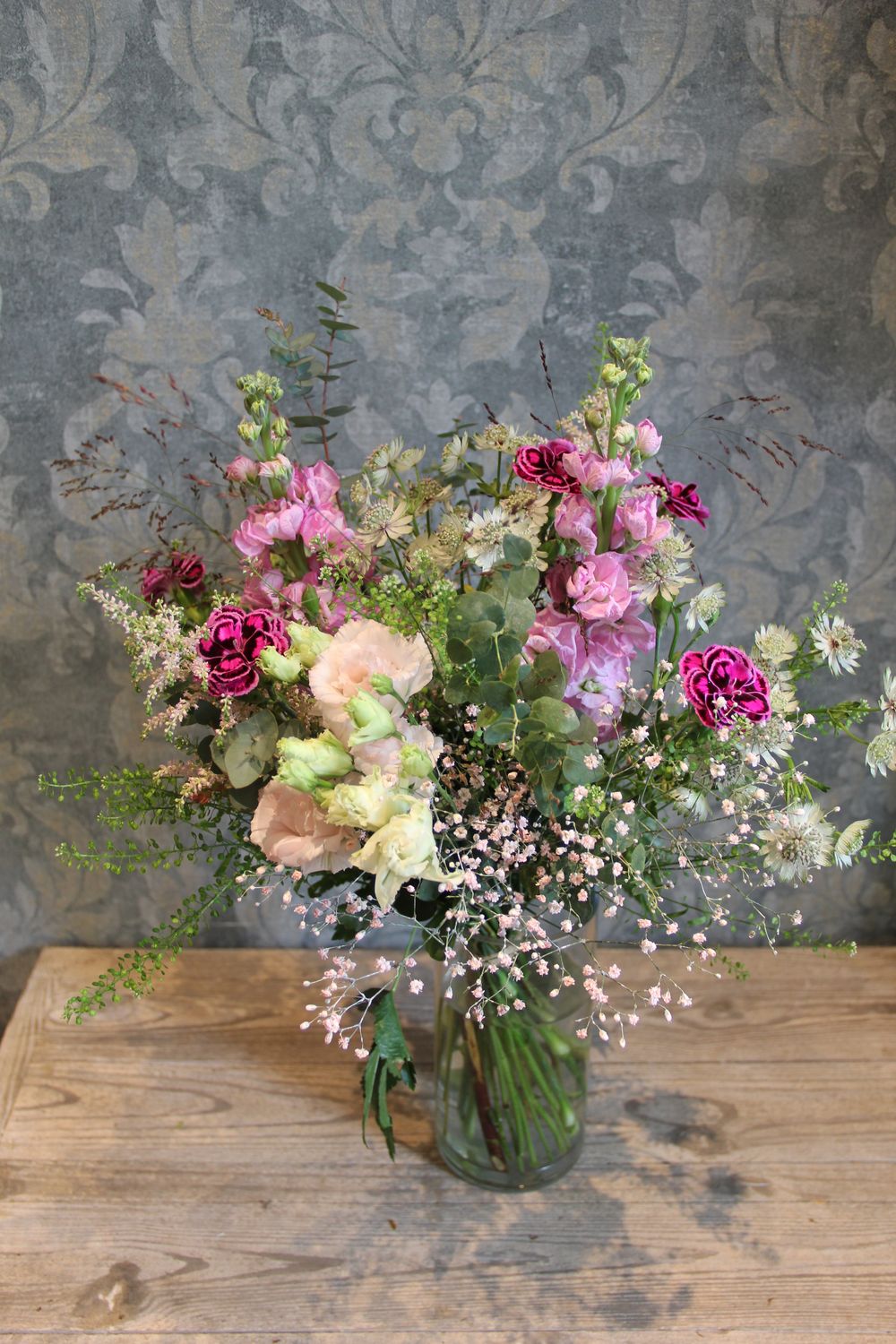 Luftiges Bouquet in rosa/pink Tönen