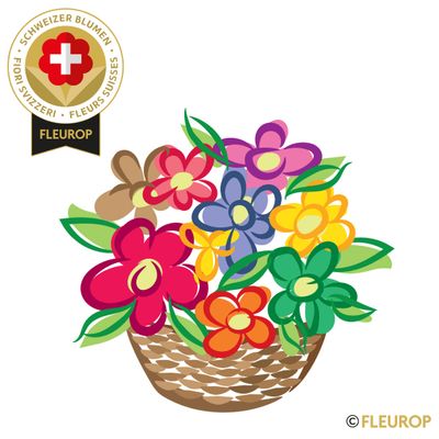 Schweizer Blumengesteck «Überraschig»