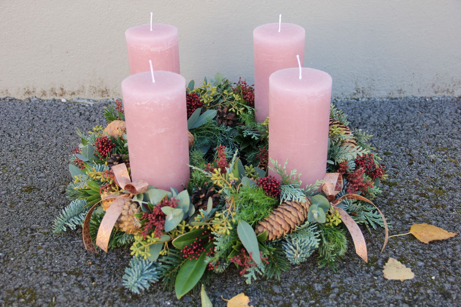 Workshop Gesteckter Adventskranz