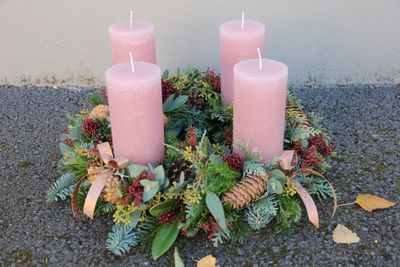Workshop Gesteckter Adventskranz