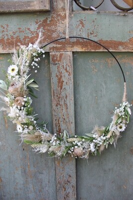 Flower Loop mit Trockenblumen