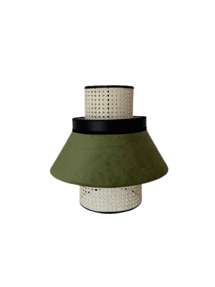 Pantalla Colgante. Color verde.