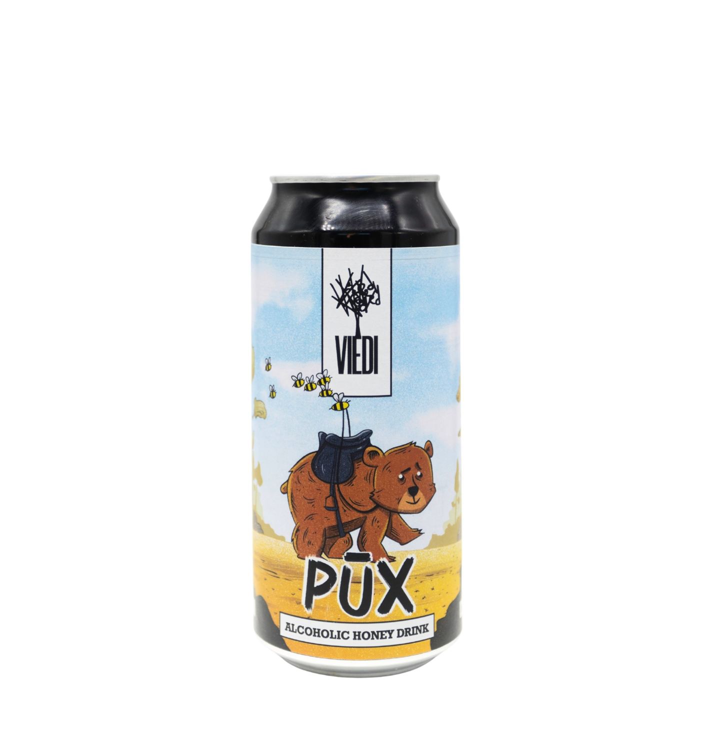 Kaste alkoholiska medus dzēriena "PŪX" , 5.4%