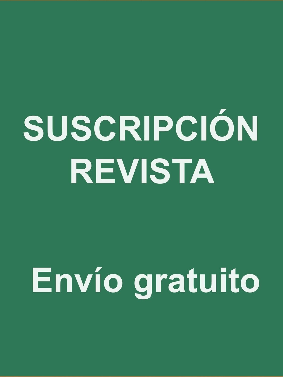 SUSCRIPCION REVISTA nº 71-72-73
