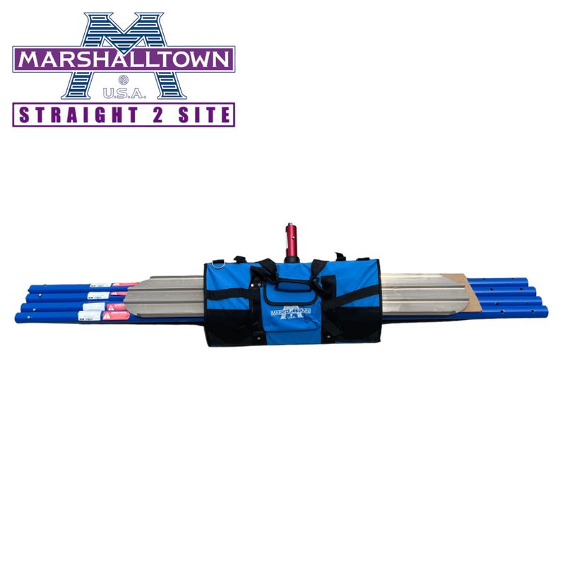 Marshalltown 48" Round End Bull Float Finisher's Tote Kit