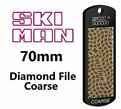 SkiMan 70mm Diamond Sport Active File - Coarse