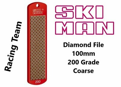 SkiMan 100mm Race Team Diamond File - 200 grade