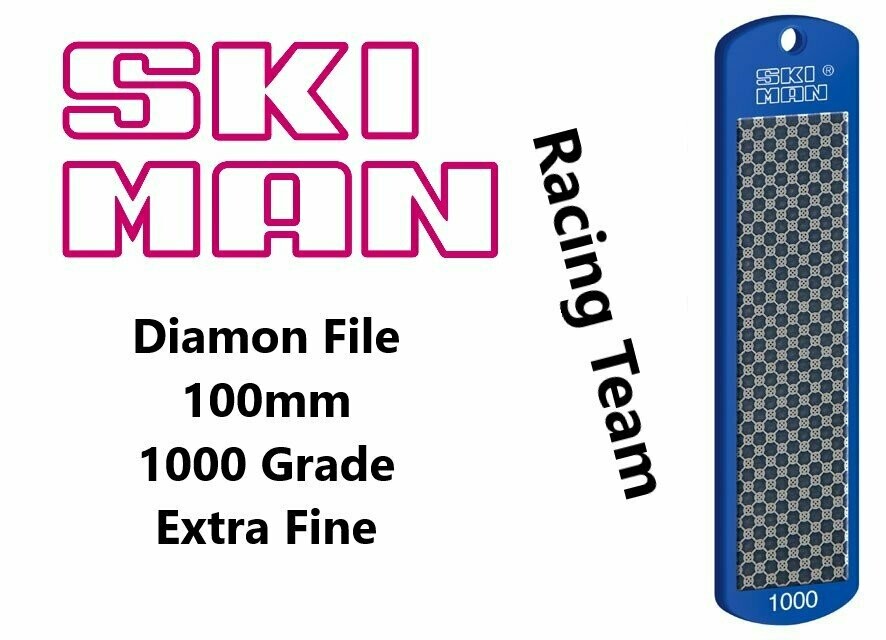 SkiMan 100mm Race Team Diamond File - 1000 grade