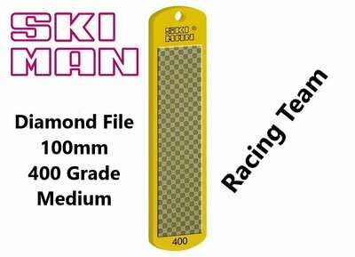 SkiMan 100mm Race Team Diamond File - 400 grade