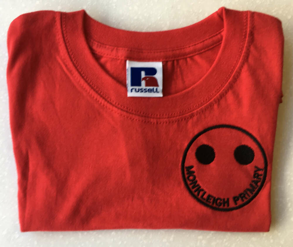 Monkleigh Child Size PE T Shirt