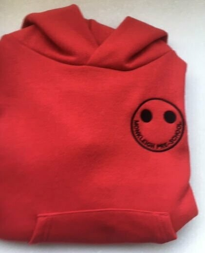 Monkleigh Pre-school  Child Size Hoodie