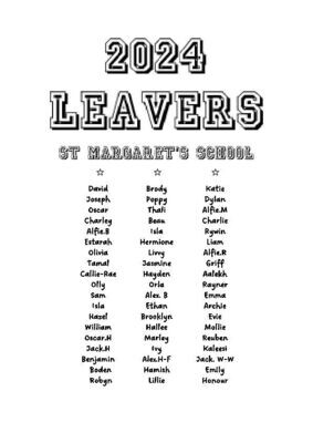 St Margaret's Leavers Hoodies 2024