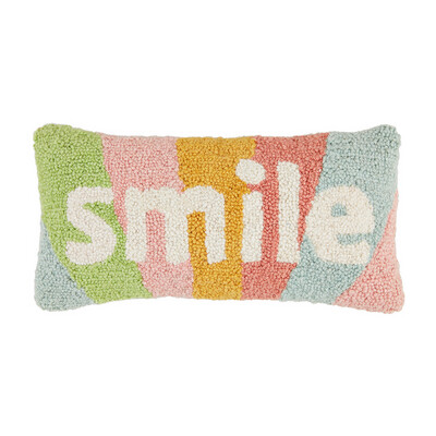 Smile Hook Wool Pillow