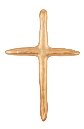 Gold Decorative Cross Sitter
