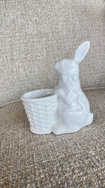 Bunny holding Basket